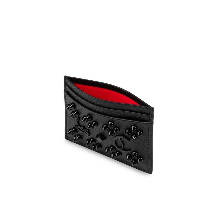 Christian Louboutin Kios Card Holder In Black