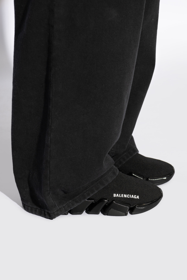 Balenciaga Sports Socks And Boots In Black