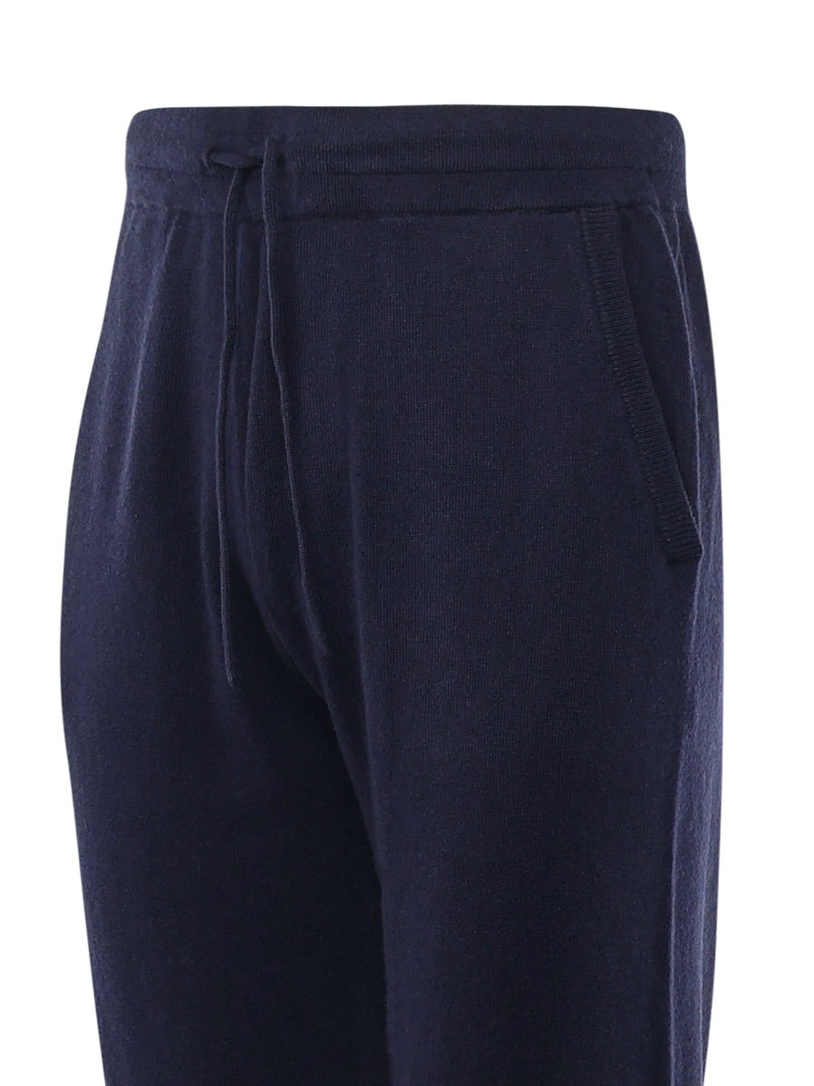 Mc2 Saint Barth Drawstring Pocketed Track Pants In Black