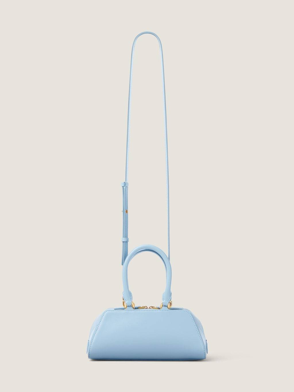 Givenchy Mini Antigona East-west Bag In Box Leather In Blue