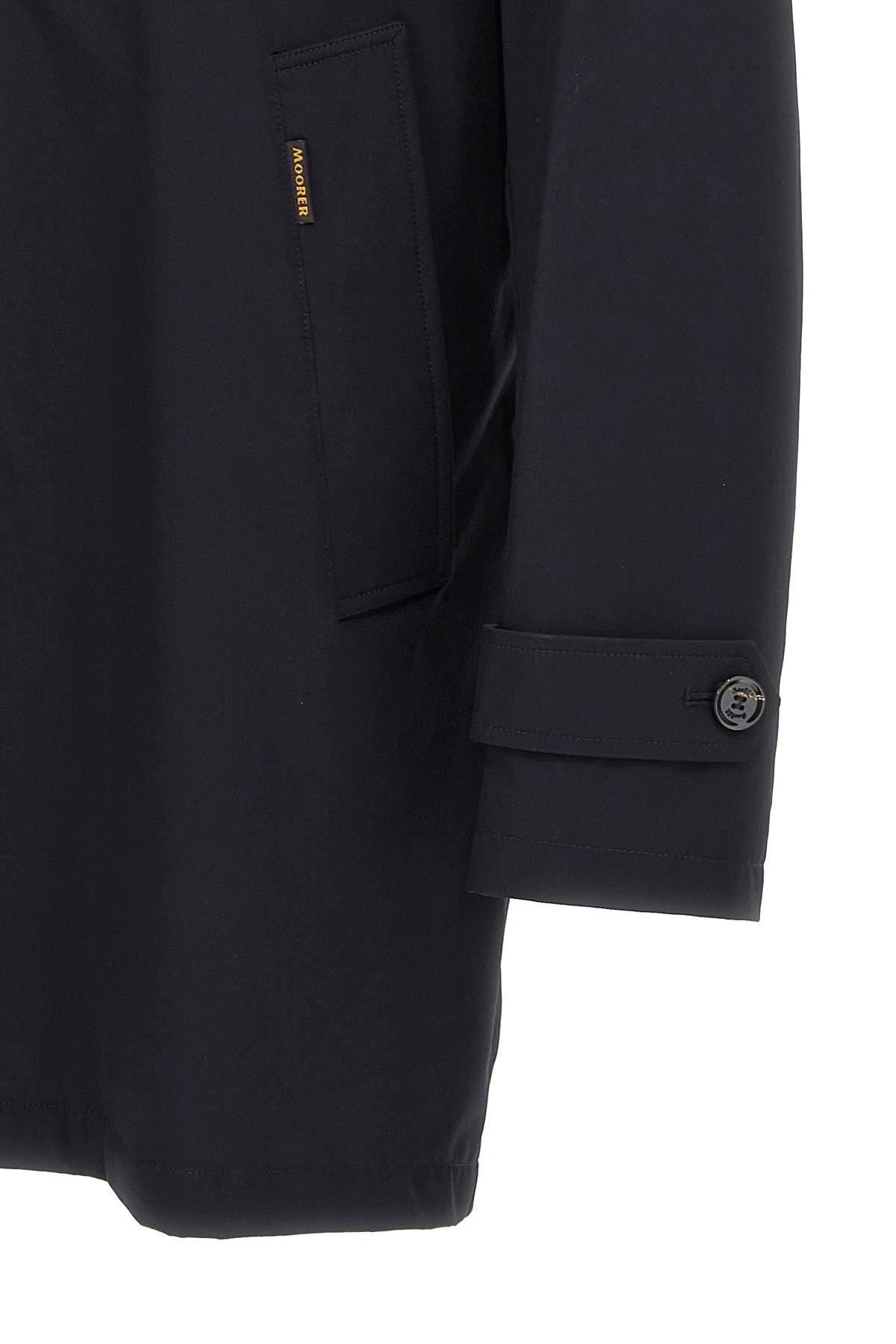Moorer 'vittor-k' Jacket Cuff Buttons Front Pockets In Black