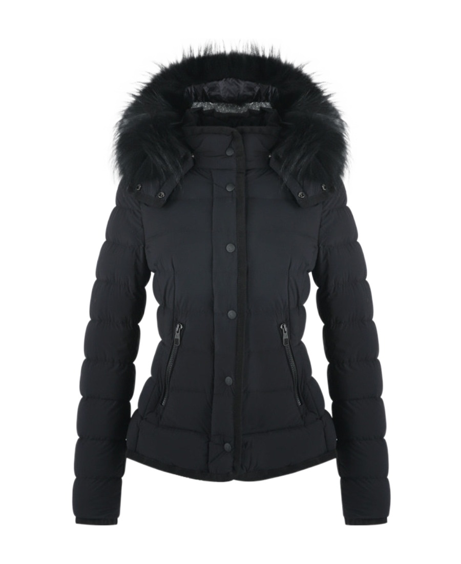 Montecore Padded Hooded Jacket In Black