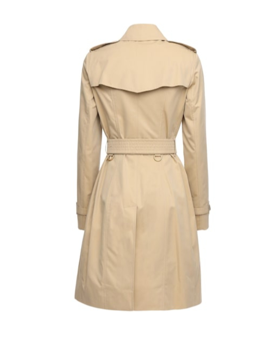 Burberry Medium And Long Style Trench Coat With Logo