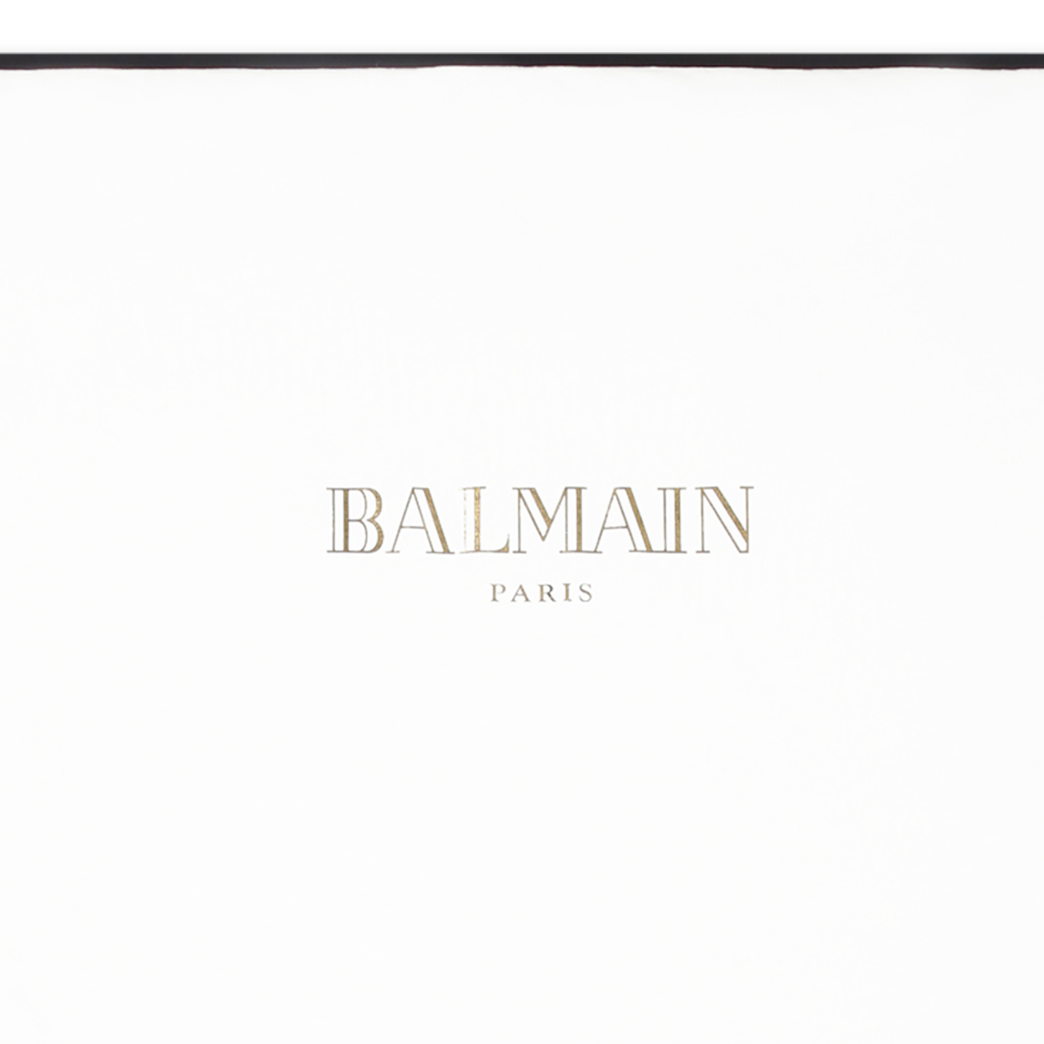 Shop Balmain Baby Blanket With Vintage Logo In White