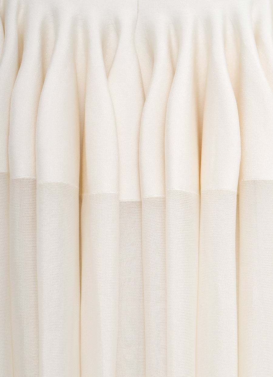 Alaïa Elastic Waist Casual Pants In White