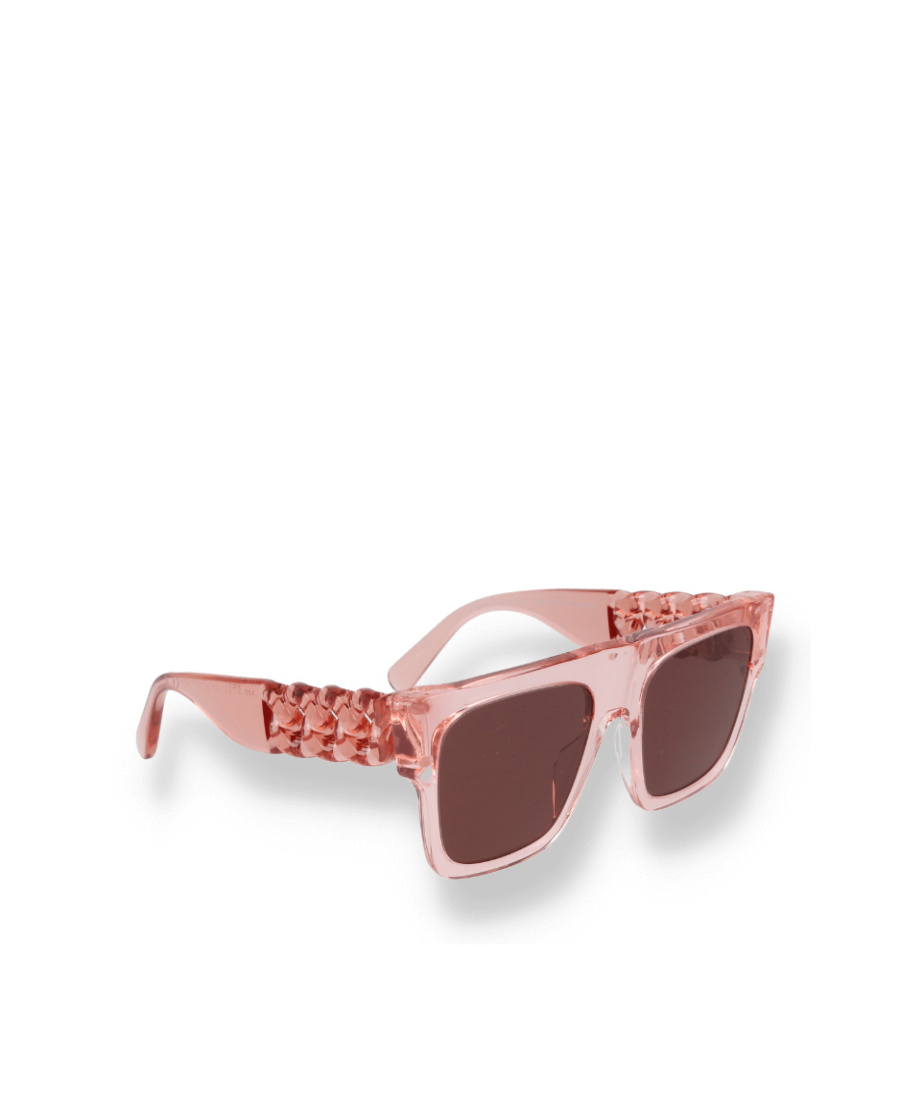 Stella Mccartney Eyewear Square Frame Sunglasses In Red