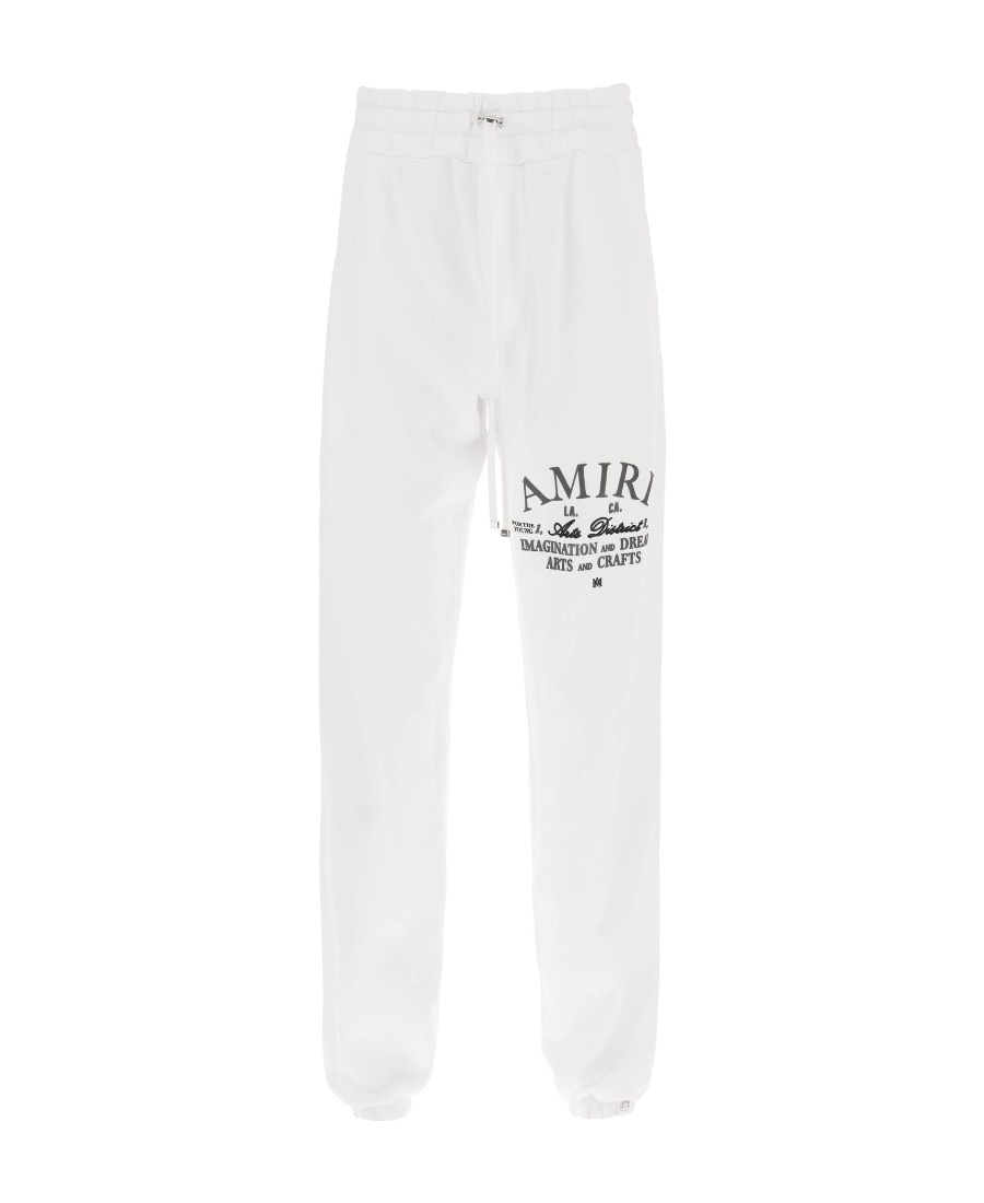 Amiri Arts District Cotton Track Pants In White