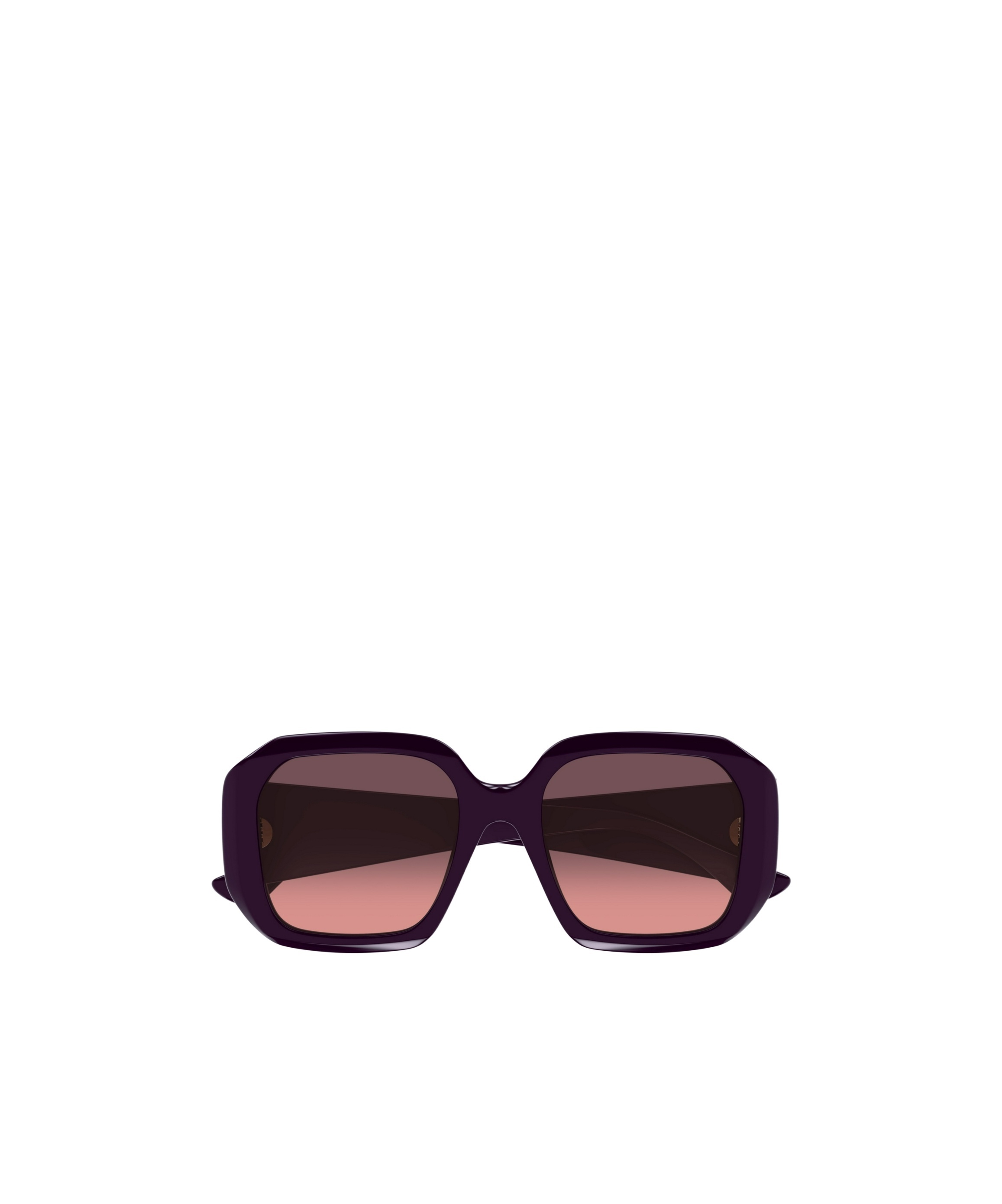 Chloé Eyewear Geometric Frame Sunglasses In Black