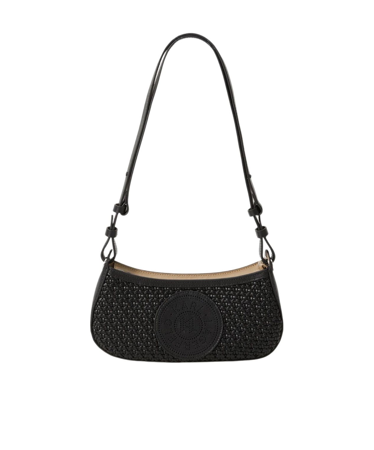 Karl Lagerfeld Logo Shoulder Bag In Black