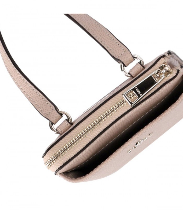 Furla Camelia Ballerina Crossbody Bag In Nude