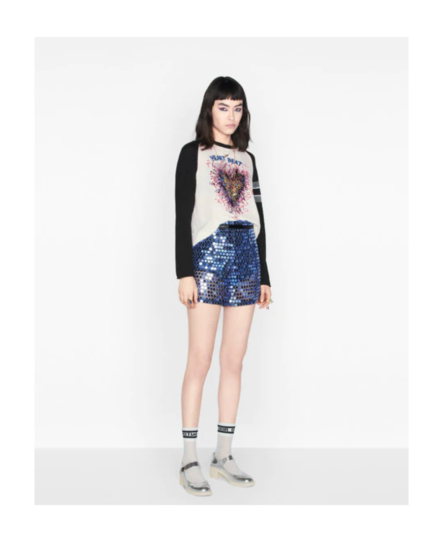 Dior Sequins Decorated Shorts In Blue