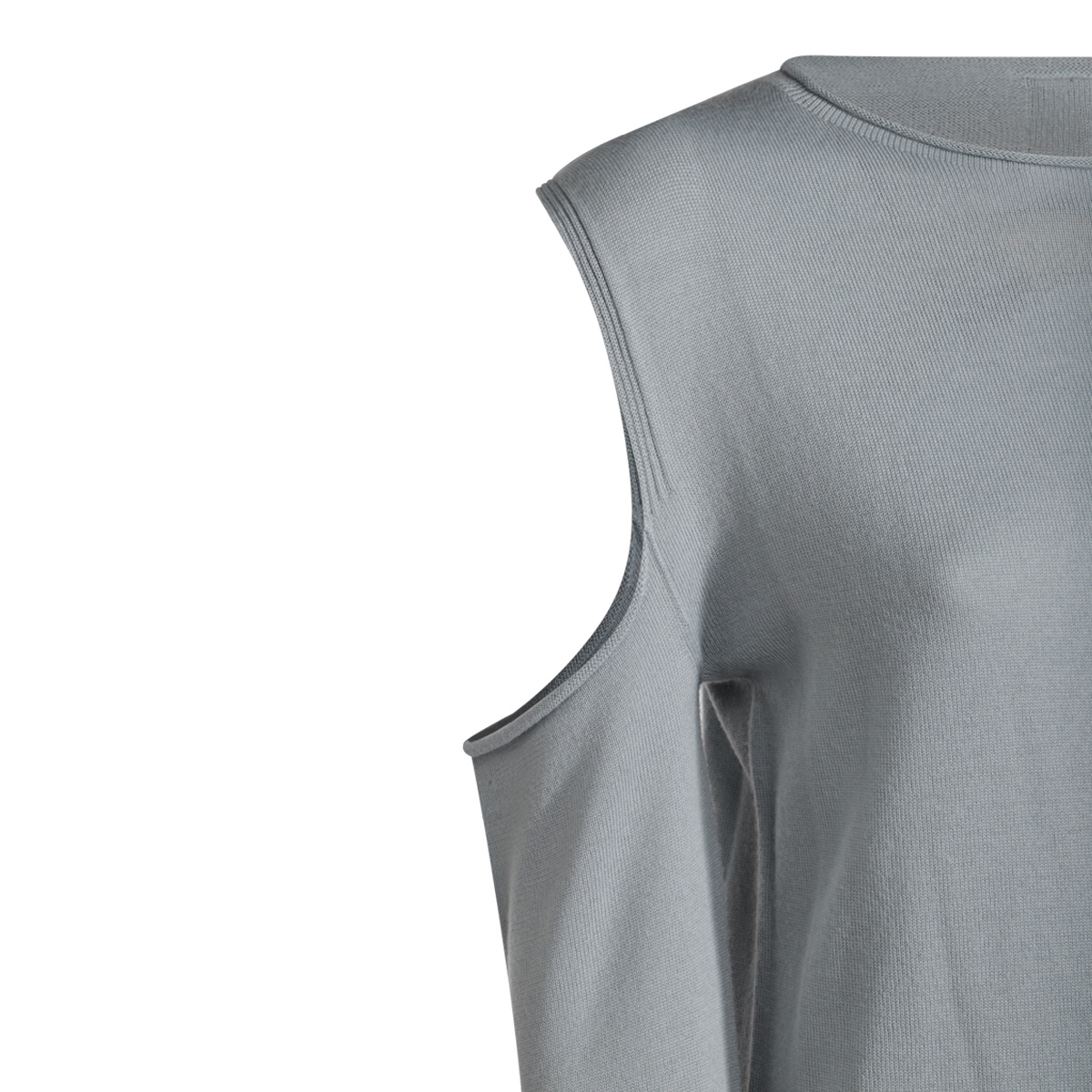 Rick Owens Woman Sweater Sky Blue Size S Virgin Wool In Gray