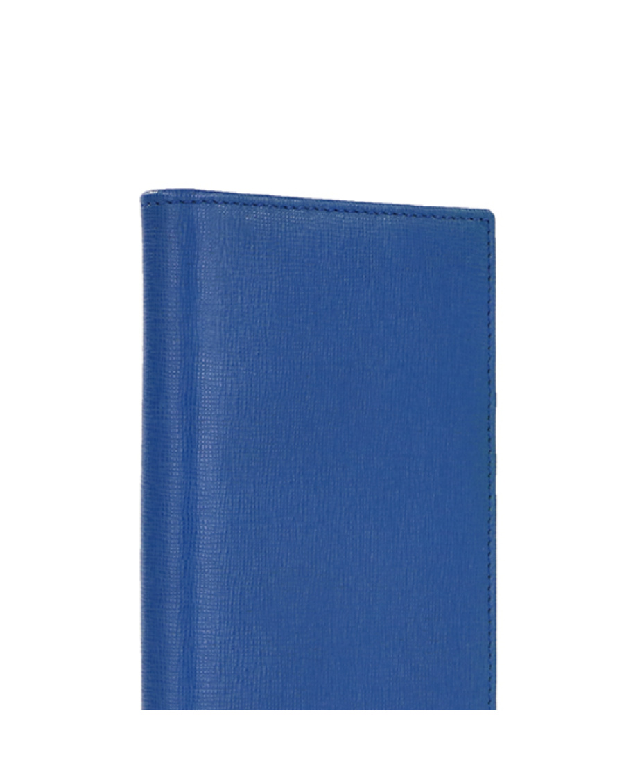 Emporio Armani Logo Details Wallet In Blue