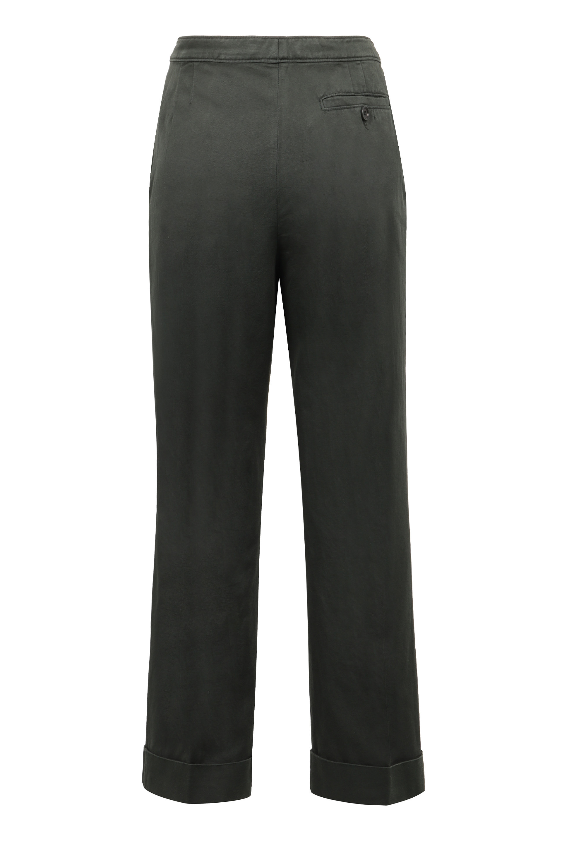 Aspesi Cotton-linen Trousers With Back Welt Pocket