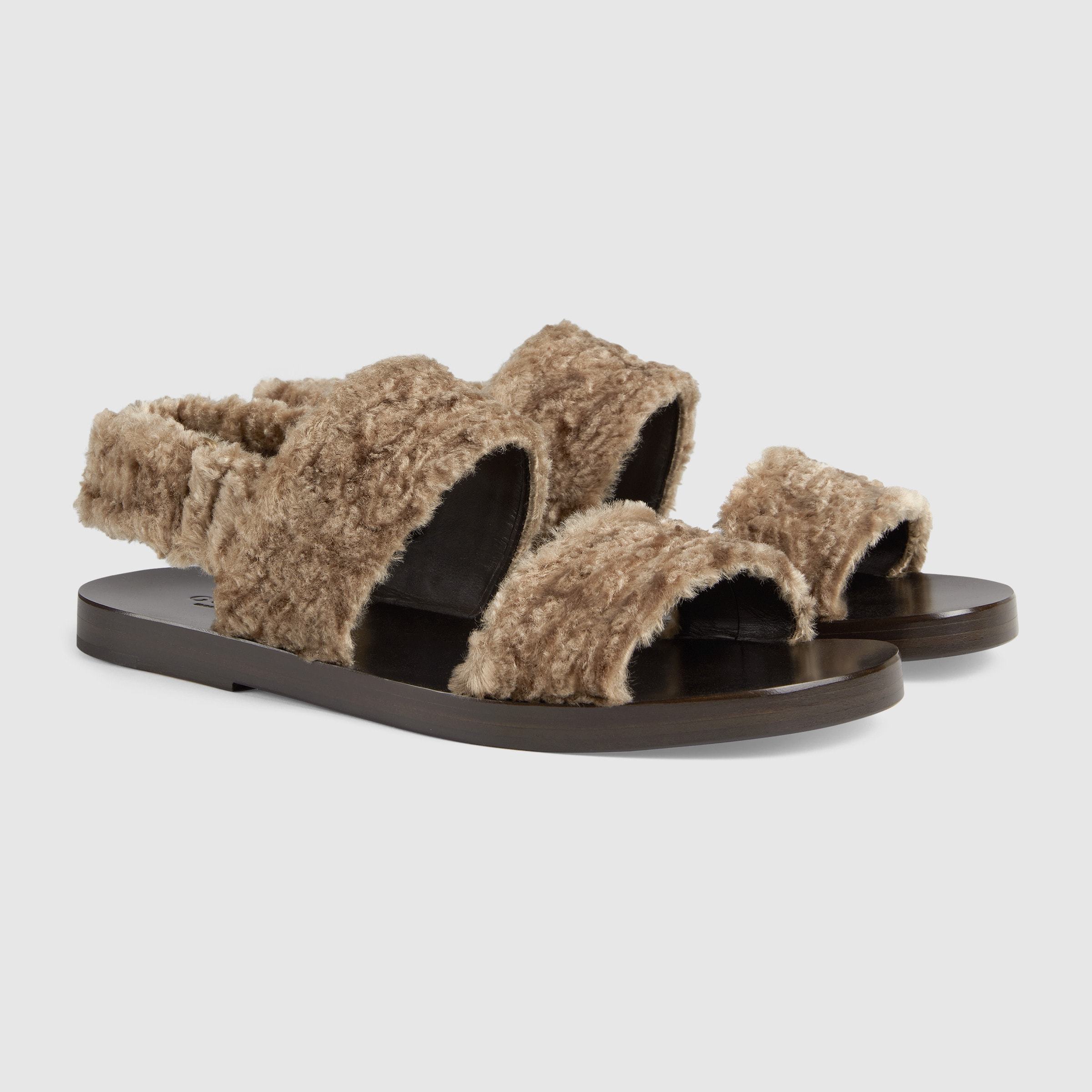 Gucci 2015 Re-edition Series Sandals In Brown