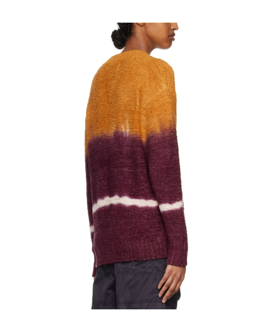 Isabel Marant Knitted Cotton-blended Sweater In Brown