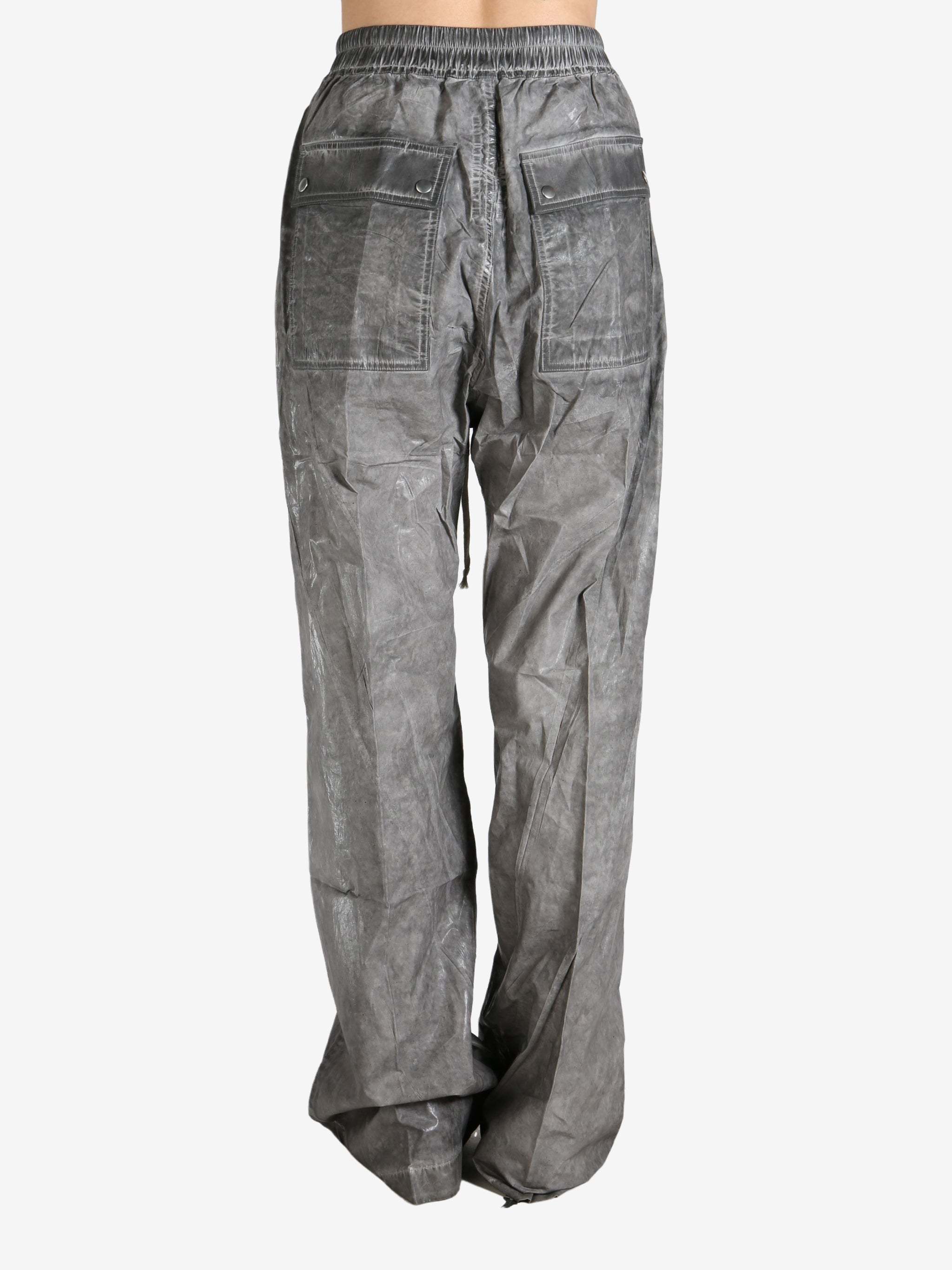 Rick Owens Drkshdw Gray Hollywood Geth Belas Lounge Pants In Black