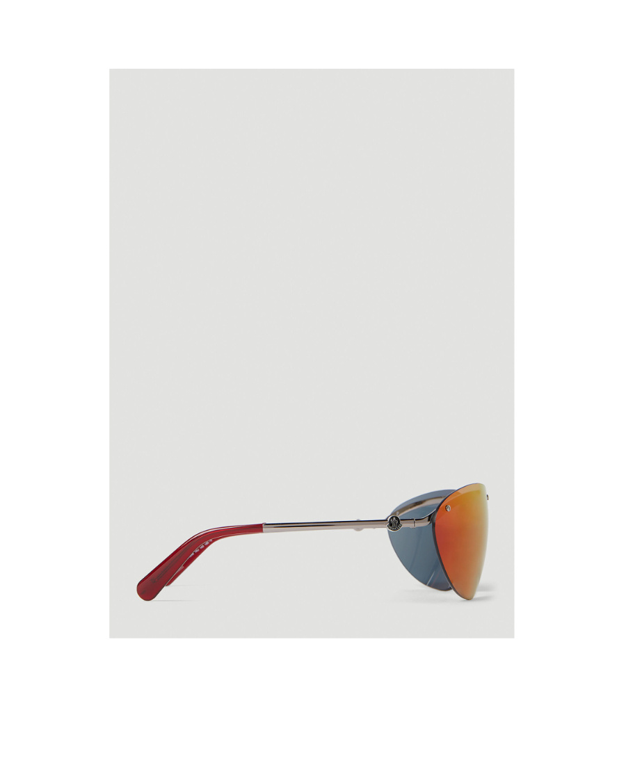 MONCLER MONCLER EYEWEAR MIRRORED FRAME SUNGLASSES
