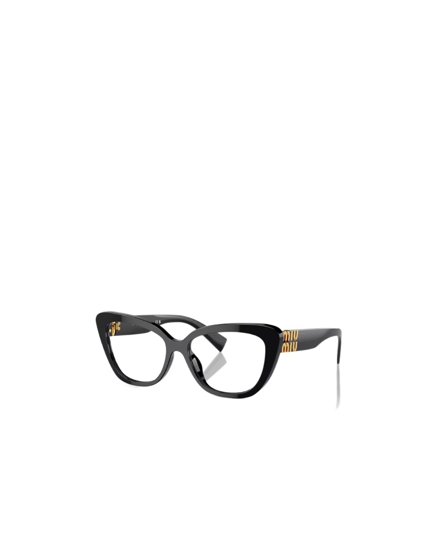 Miu Miu Eyewear Cat-eye Frame Glasses In Black