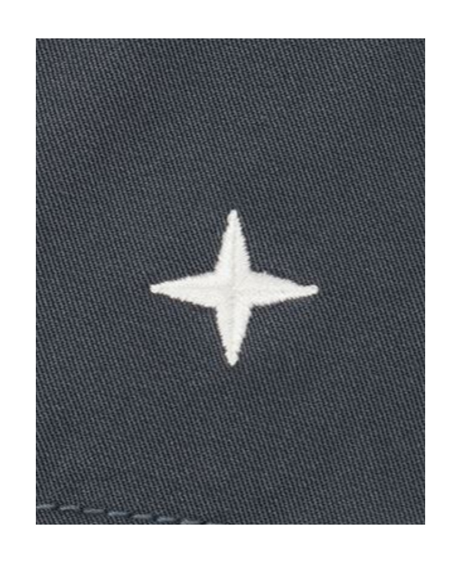 Stone Island Logo-embroidered Tapered Trousers In Gray