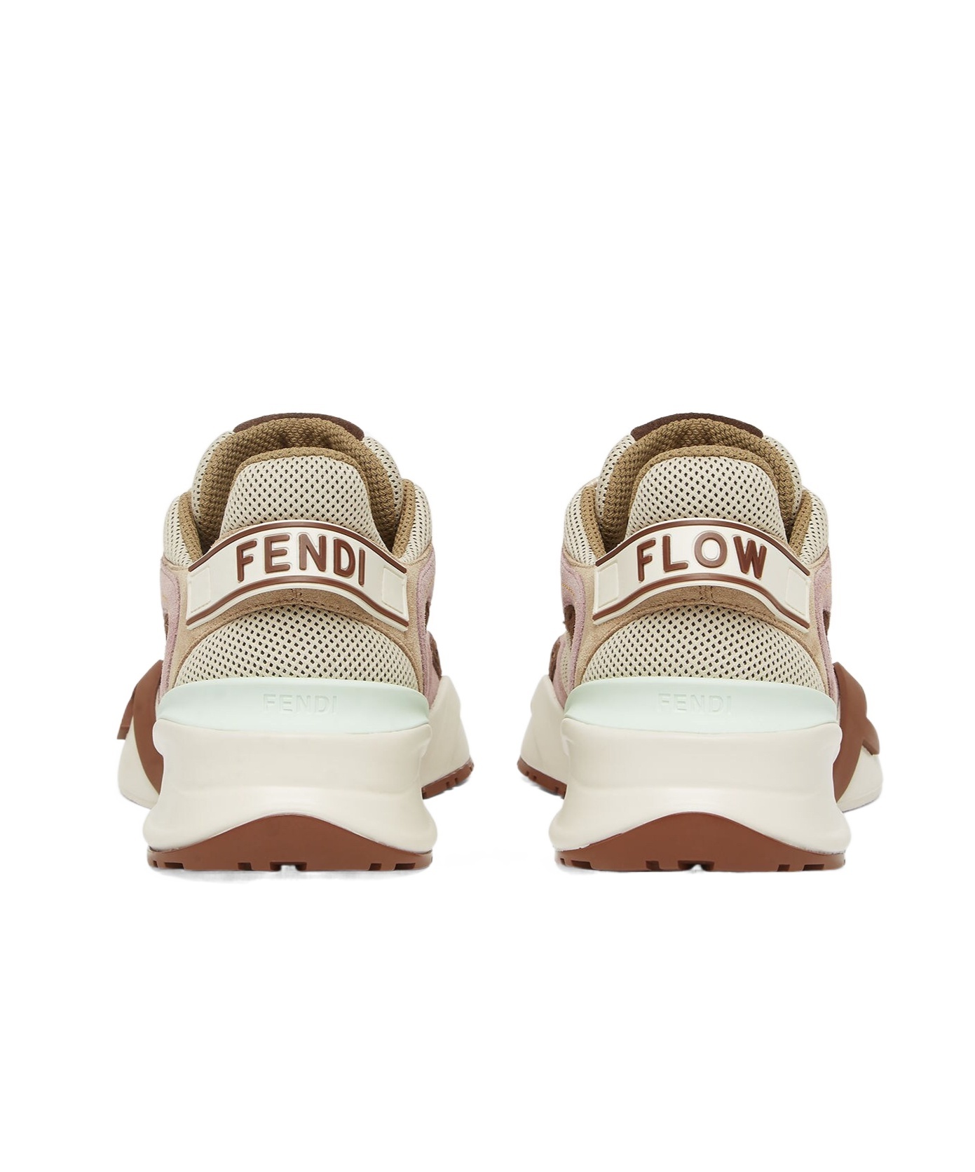 Fendi Flow Sneaker In Nude