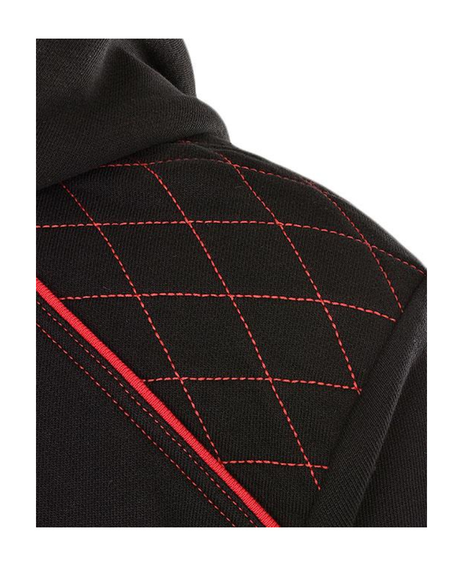 Just Cavalli Logo Hooded Casual Jacket In Black