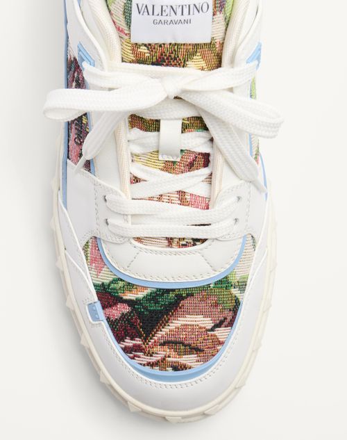 Shop Valentino Freedots Sneakers In White