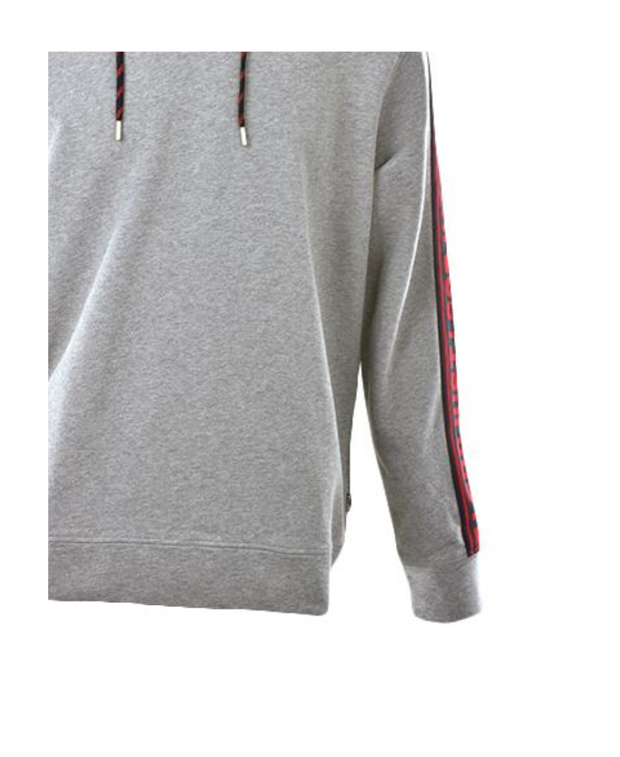 Just Cavalli Hooded Long-sleeved Sweater In Gray