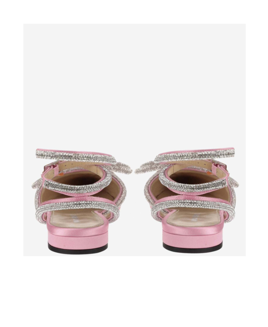 MACH&MACH POINTED BOW TIE FLAT SOLE SHOES