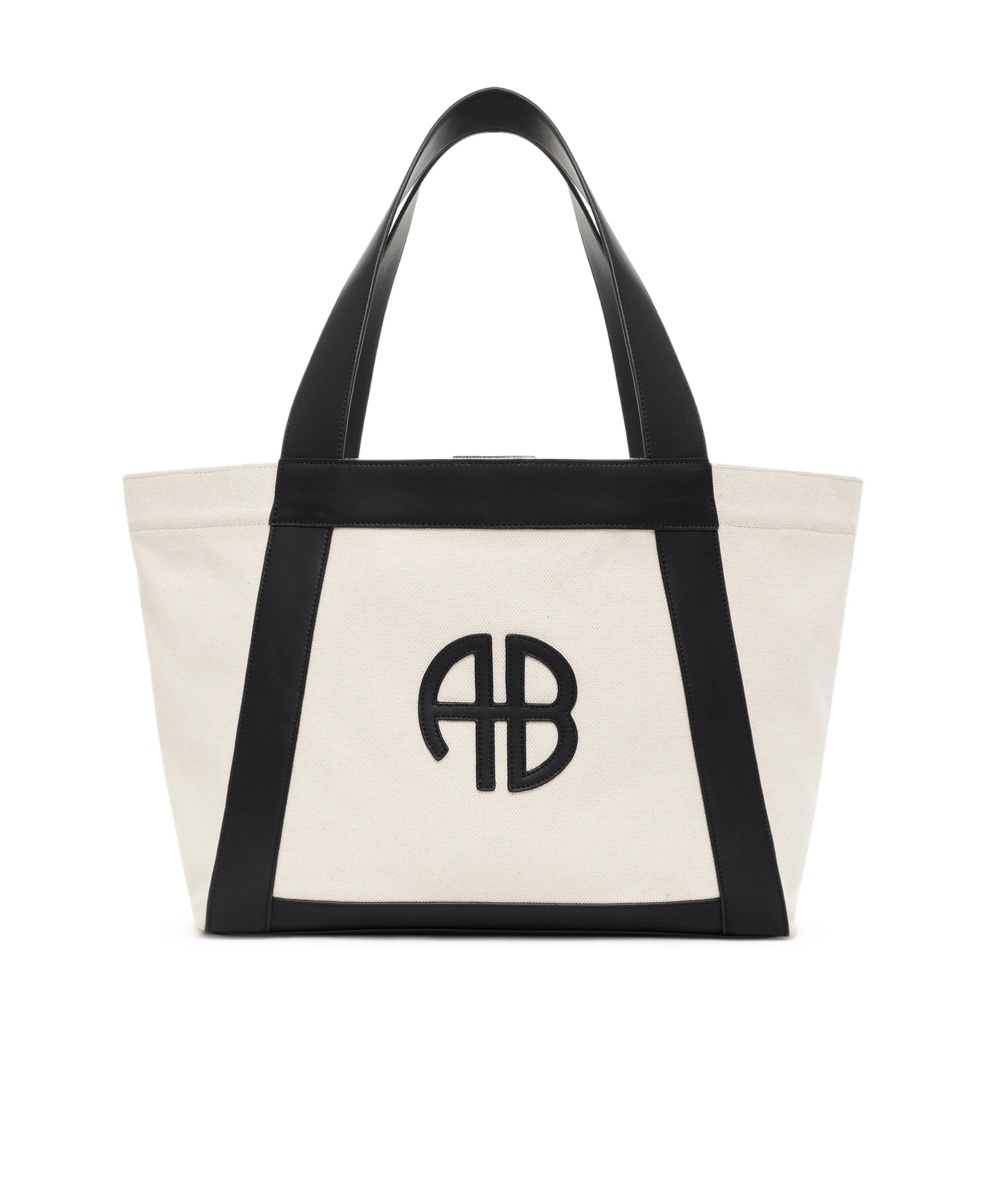 Shop Anine Bing Cara Tote Bag In White