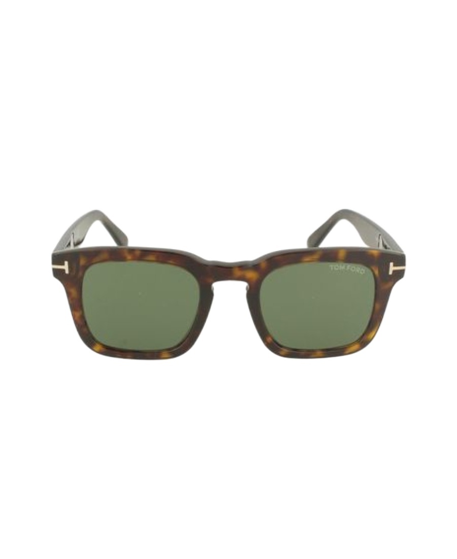 Tom Ford Square Frame Tortoiseshell Sunglasses