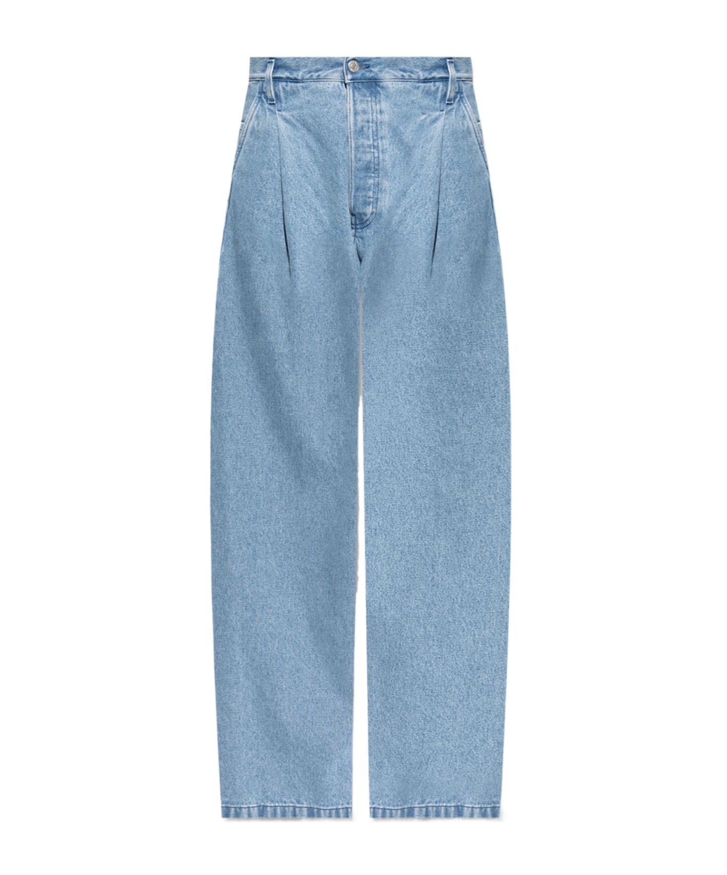 Dries Van Noten Belt-loop Jeans In Blue