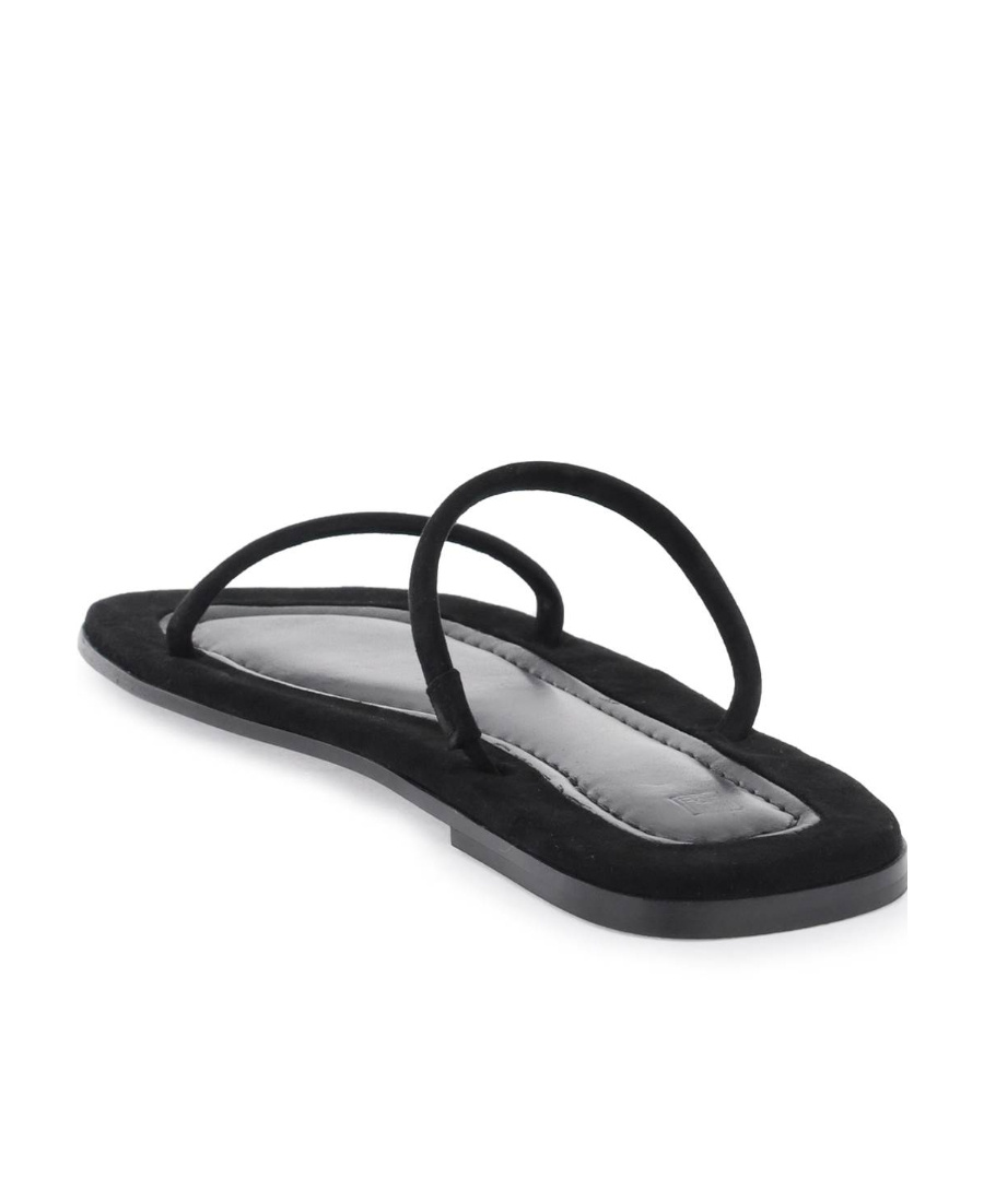 Totême Toteme Women The Minimalist Leather Sandals In Black