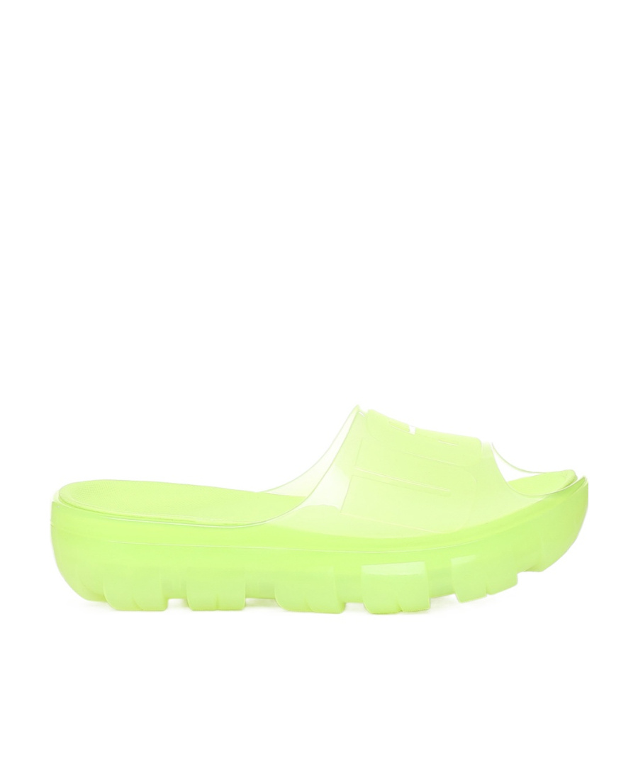 Ugg 30mm Jella Pvc Slides In Green