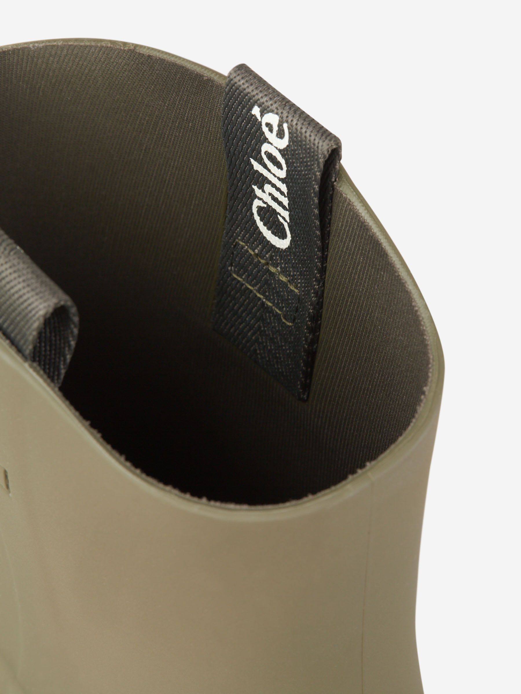 Chloé Raina Rain Boots In Nude