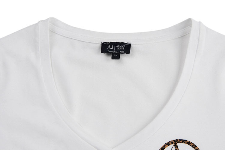 ARMANI JEANS LOGO DETAIL T-SHIRT