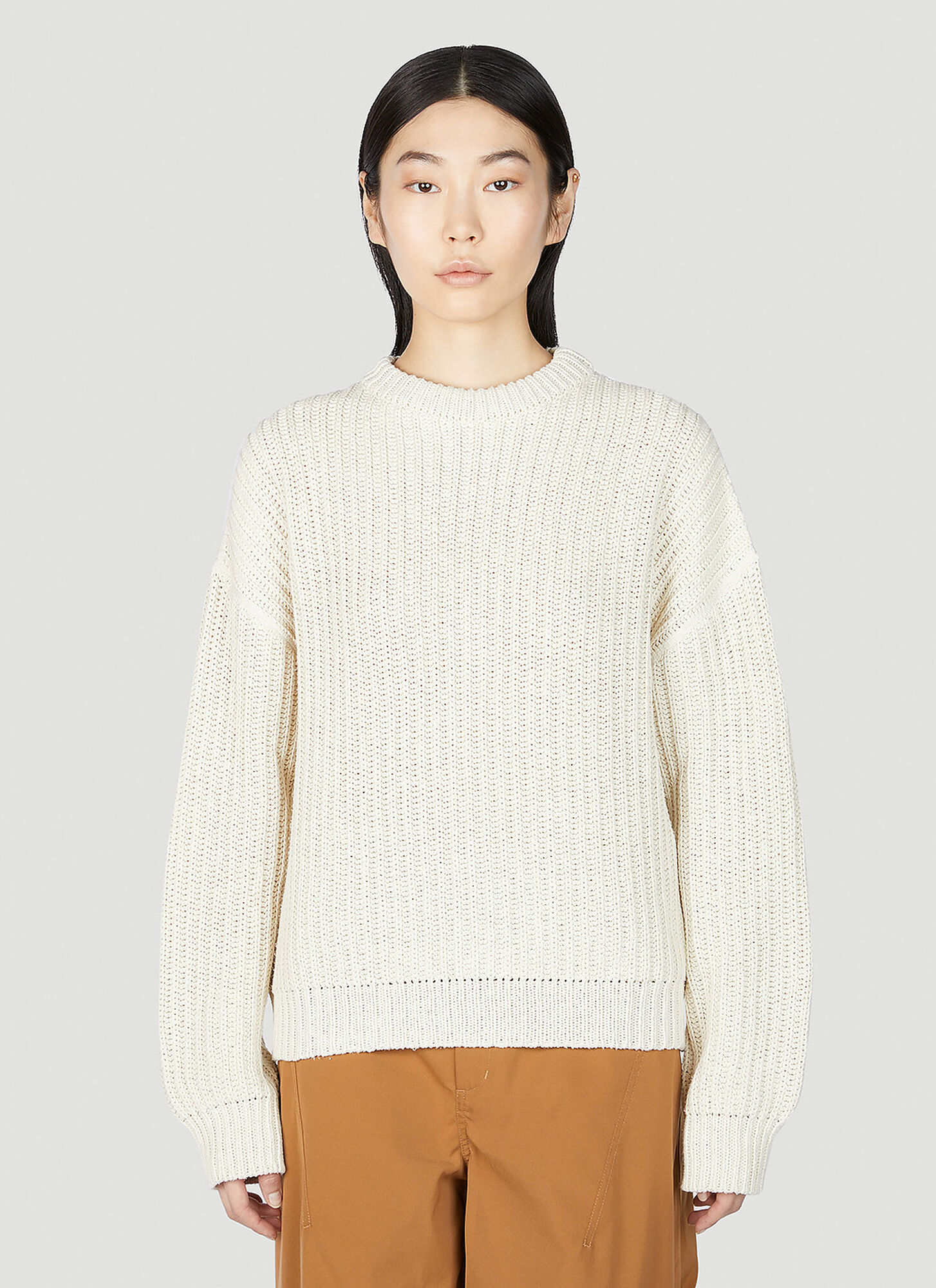 Our Legacy Sonar Intarsia-knit Jumper In White