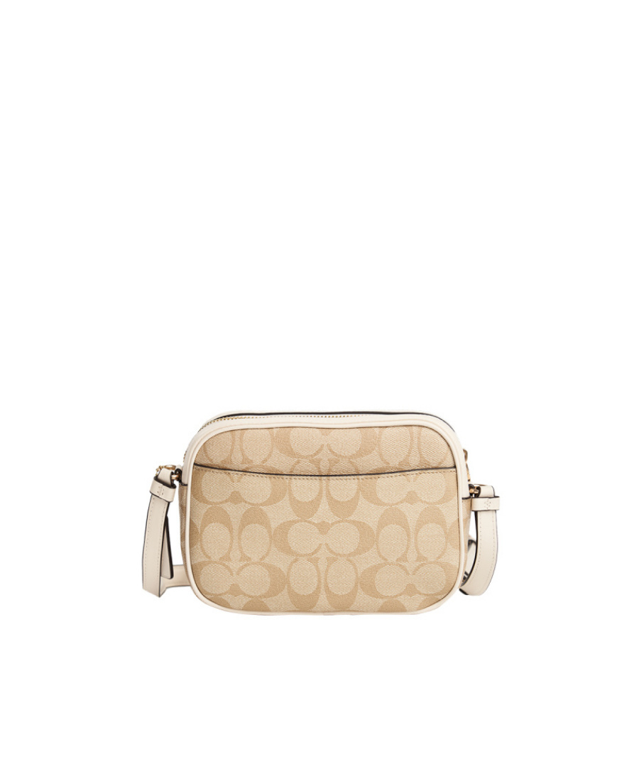 Coach Mini Jamie Logo Crossbody Bag In Nude