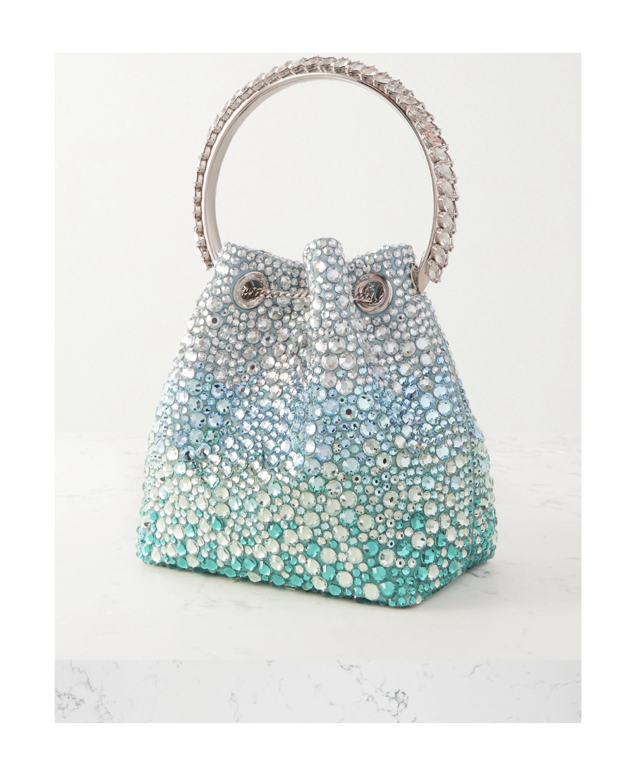 Jimmy Choo Bon Bon Bucket Bag In Multicolor