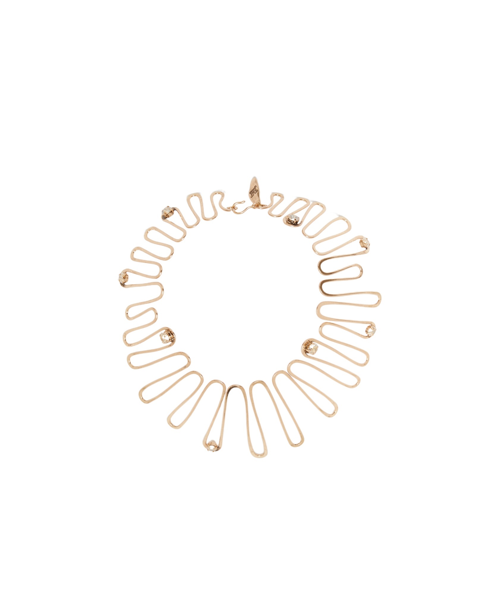 Max Mara Spring Detail Collar In Yellow
