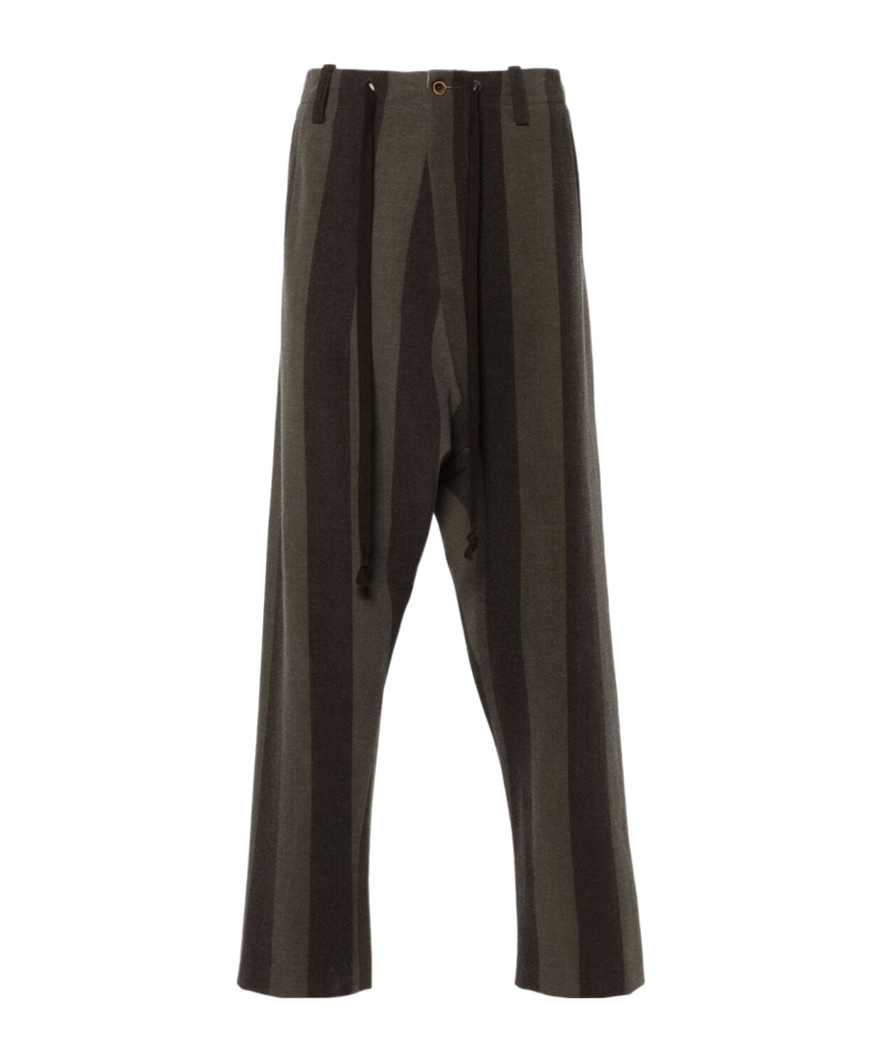 Uma Wang Belt-loop Casual Pants In Black