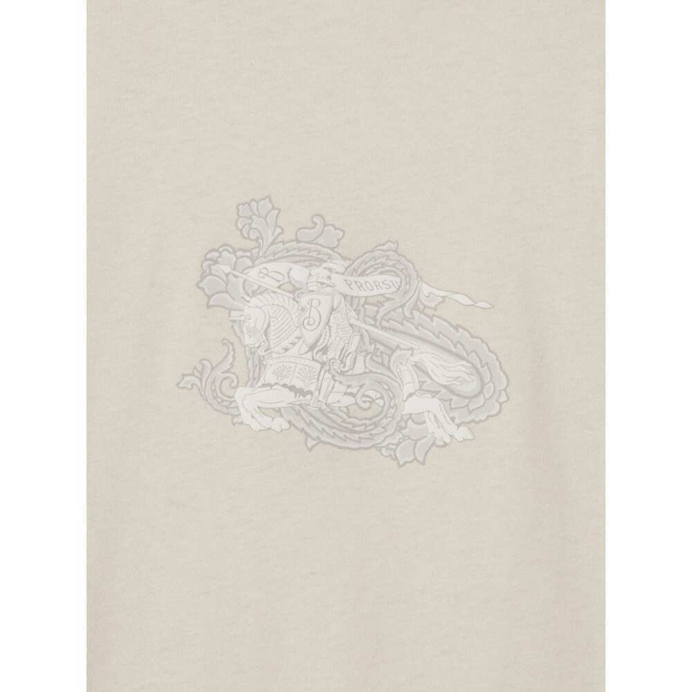 Burberry Paisley Ekd Cotton T-shirt In Tundra