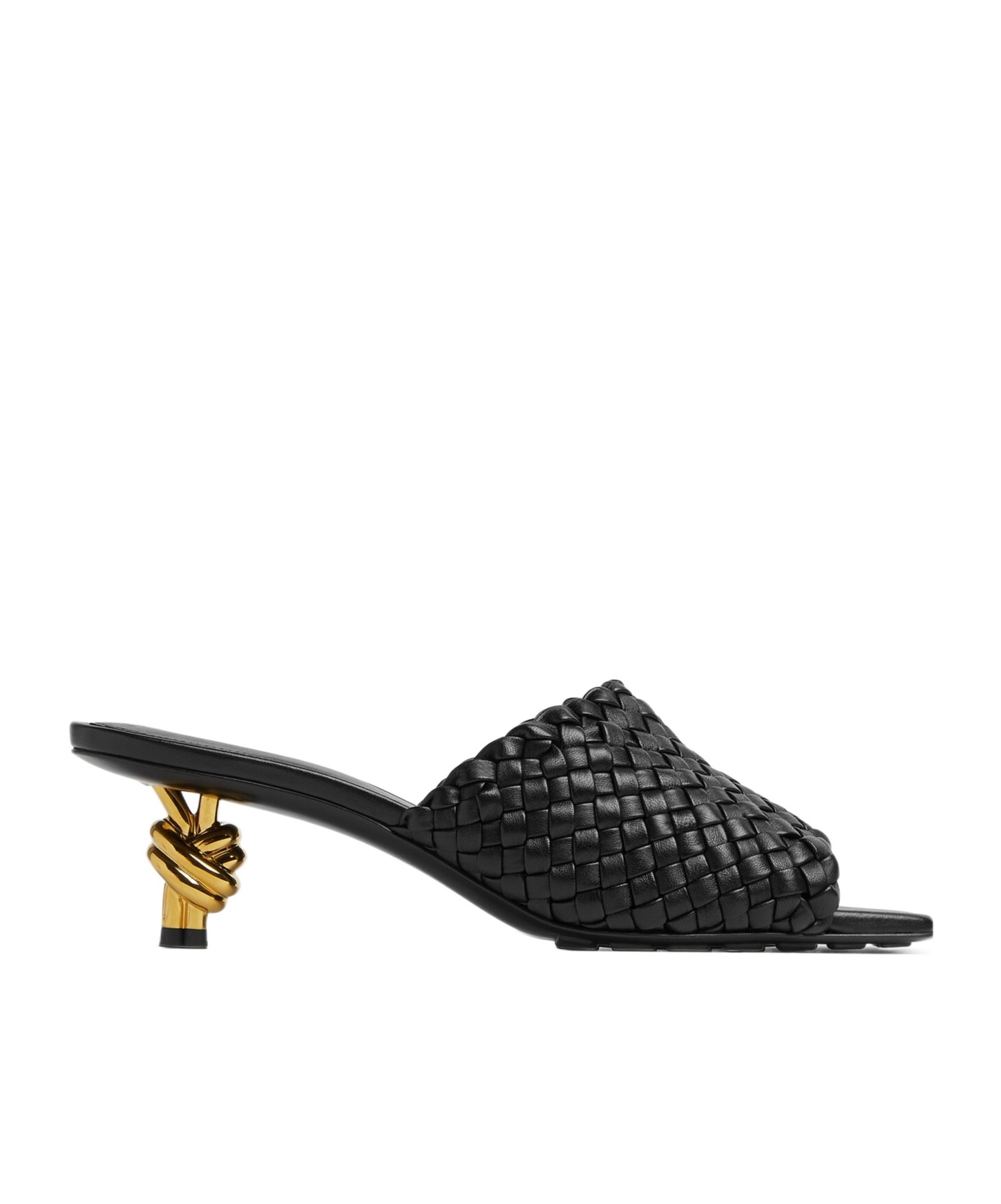 Bottega Veneta Knot Logo Muller Shoes In Black