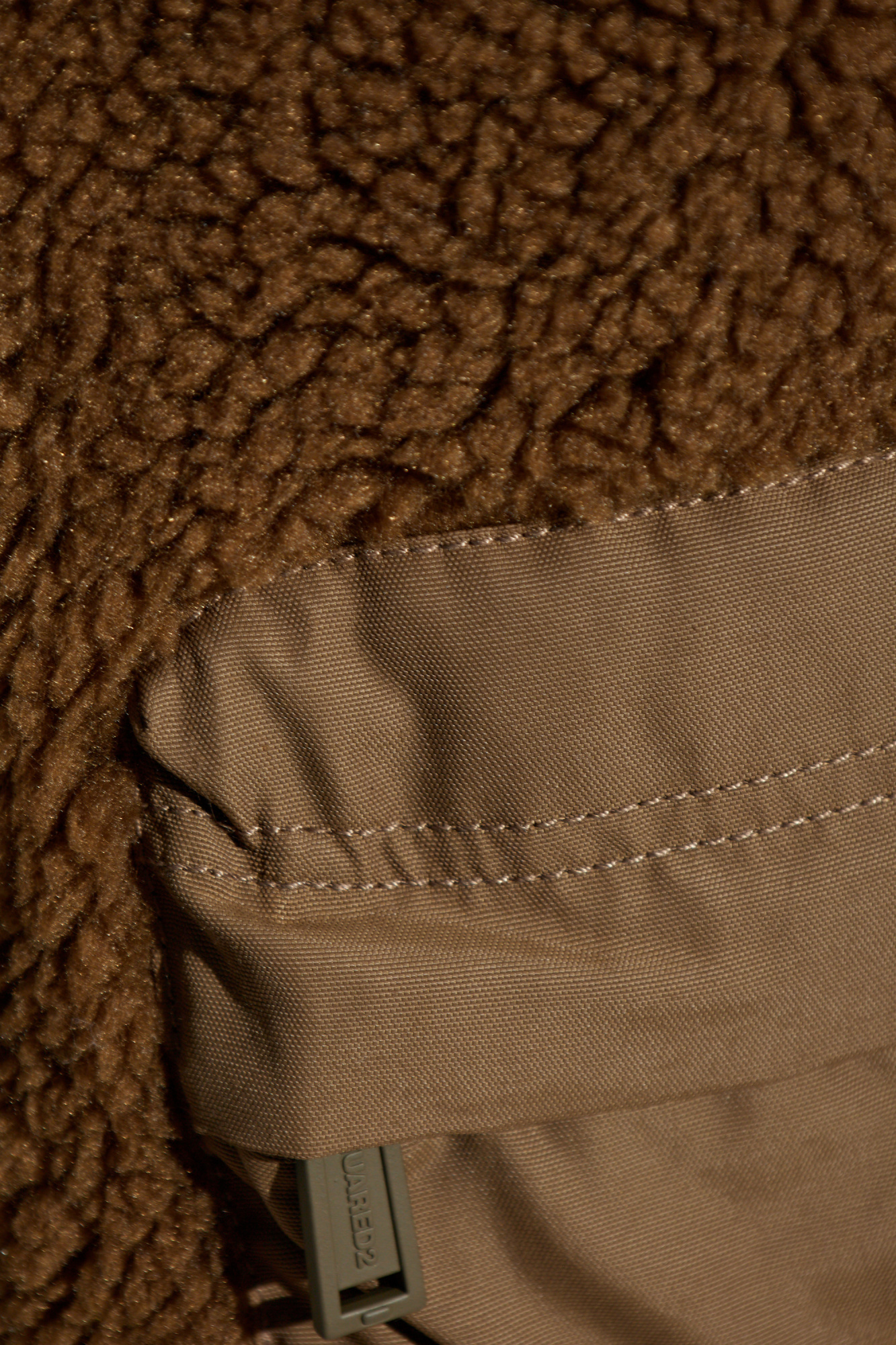 Dsquared2 Fleece-texture Shorts In Brown