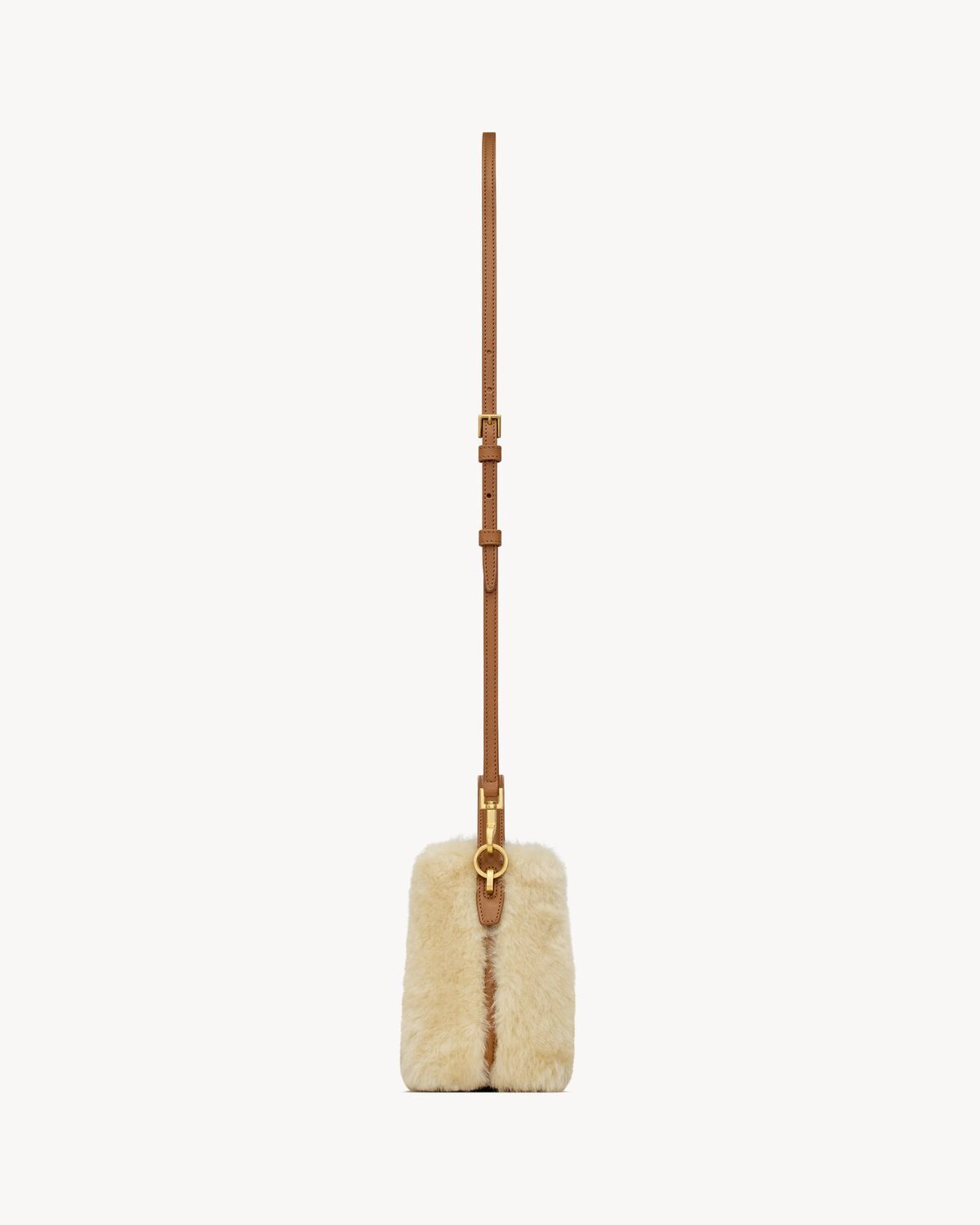 Saint Laurent Le 37 Mini Shoulder Bag In Nude
