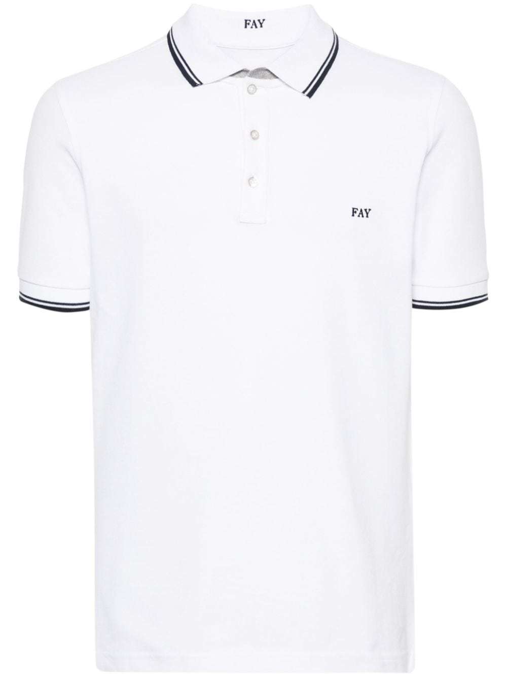 Fay T-shirts And Polos White In White
