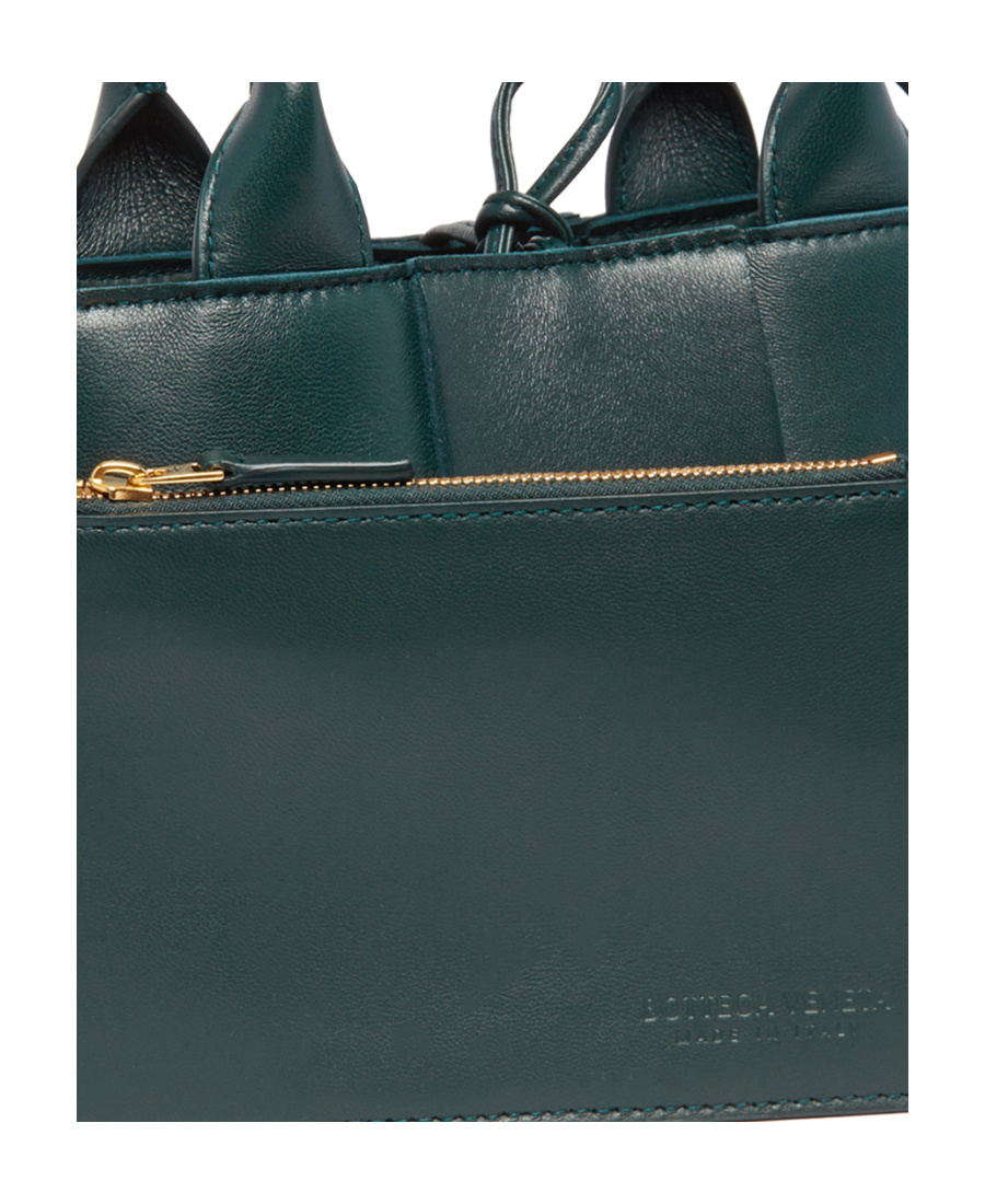 Bottega Veneta Micro Arco Dual-handle Shoulder Bag In Green
