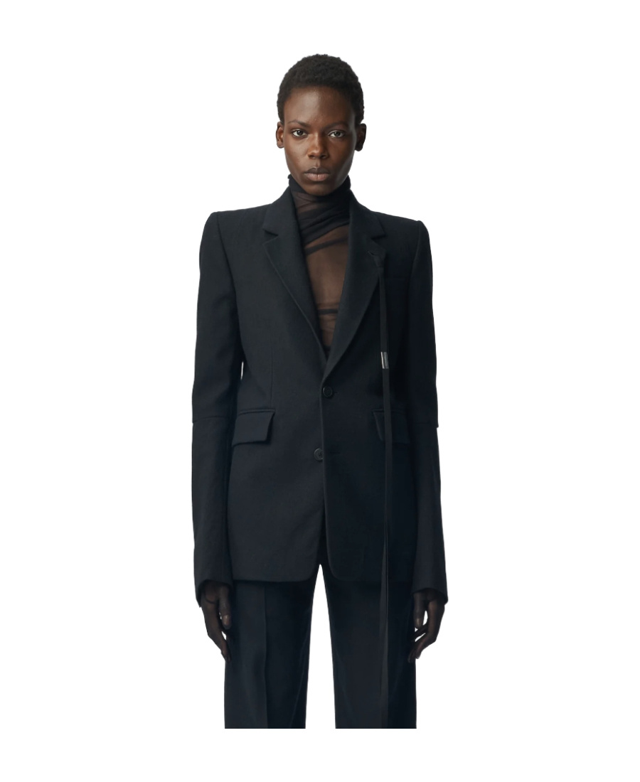 Ann Demeulemeester Rachele Single-breasted Blazer In Black