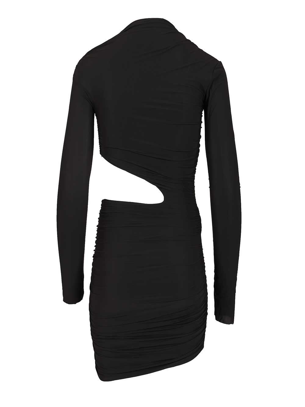 Amazuìn Asymmetric Dress In Black