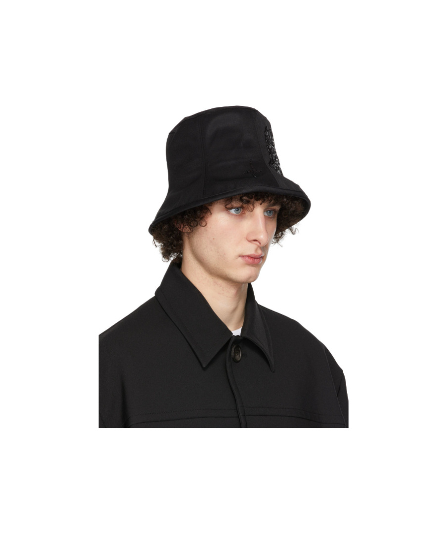 We11 Done Logo Fisherman's Hat In Black